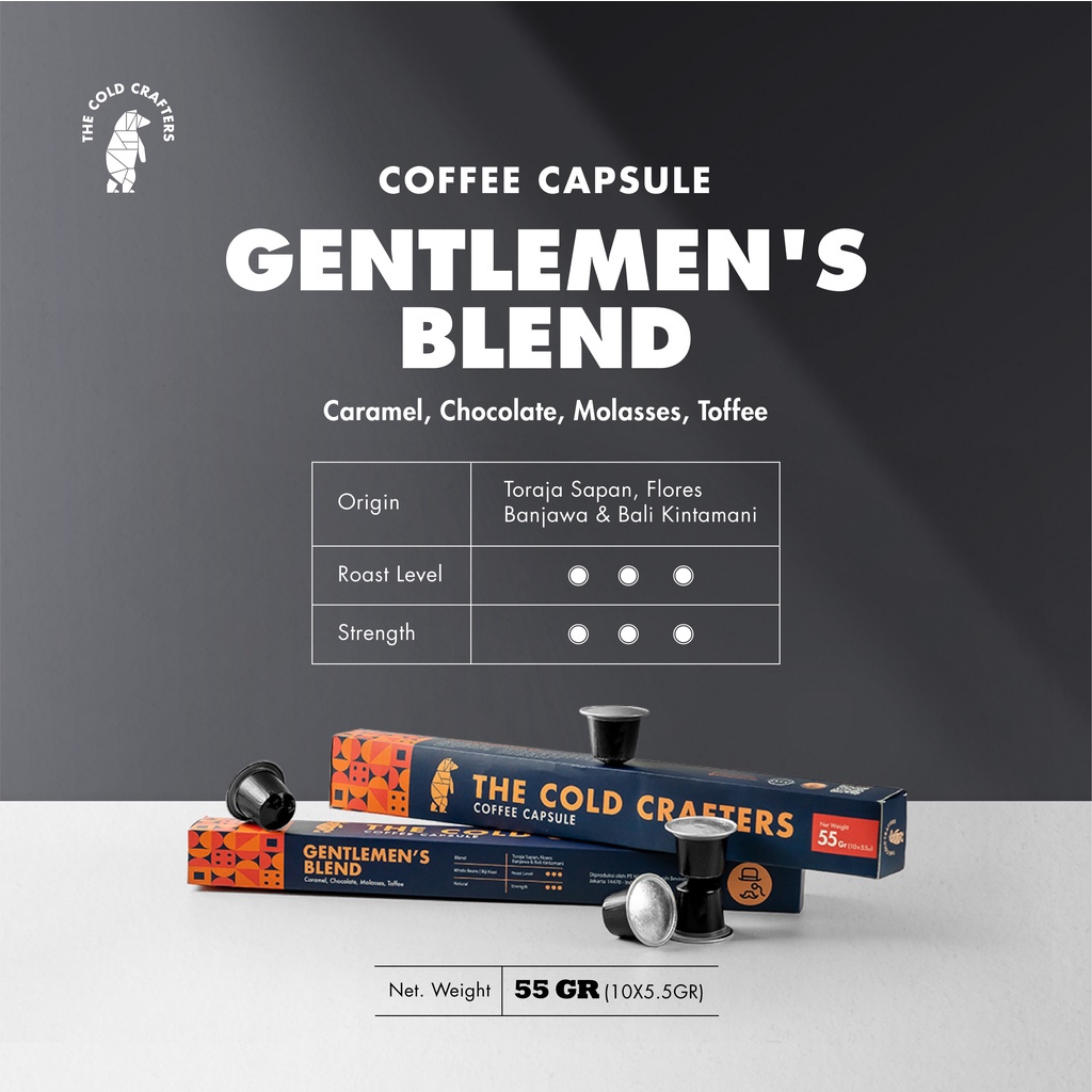 

Coffee Capsule / Kapsul Kopi - Gentlemen's Blend Nespresso Machine Compatible
