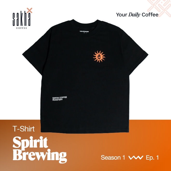 

Kaos T Shirt Oversize Cotton Combed 24s Oversized Big Size Unisex Baju Sakha Coffee Roastery