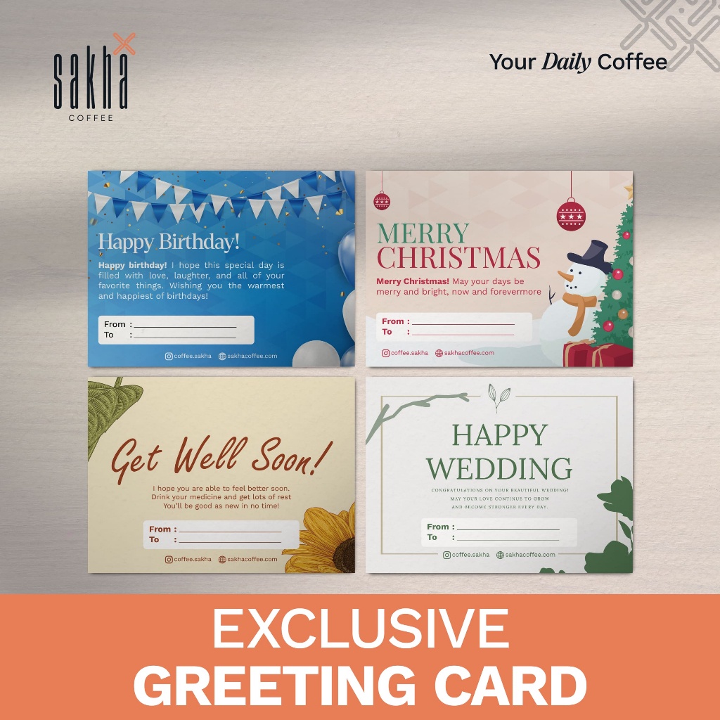 

Kartu Ucapan Exclusive Greeting Card Special Moment