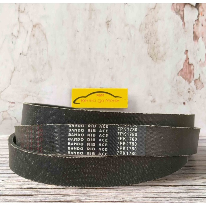 BANDO VAN BELT 7PK 1780 RIB BELT TALI KIPAS 7PK-1780 FAN BELT ALUR