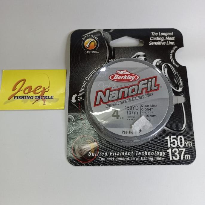 Berkley Nanofil 150YD Clr Mist NF150 - Warna Putih Terang 150 Senar PE