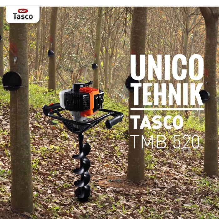 Mesin Bor Tanah Tasco Tmb 520 Earth Auger Mesin