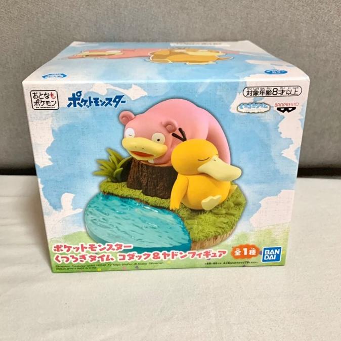 Pokemon Figure Psyduck & Slowpoke Bandai Action Figure