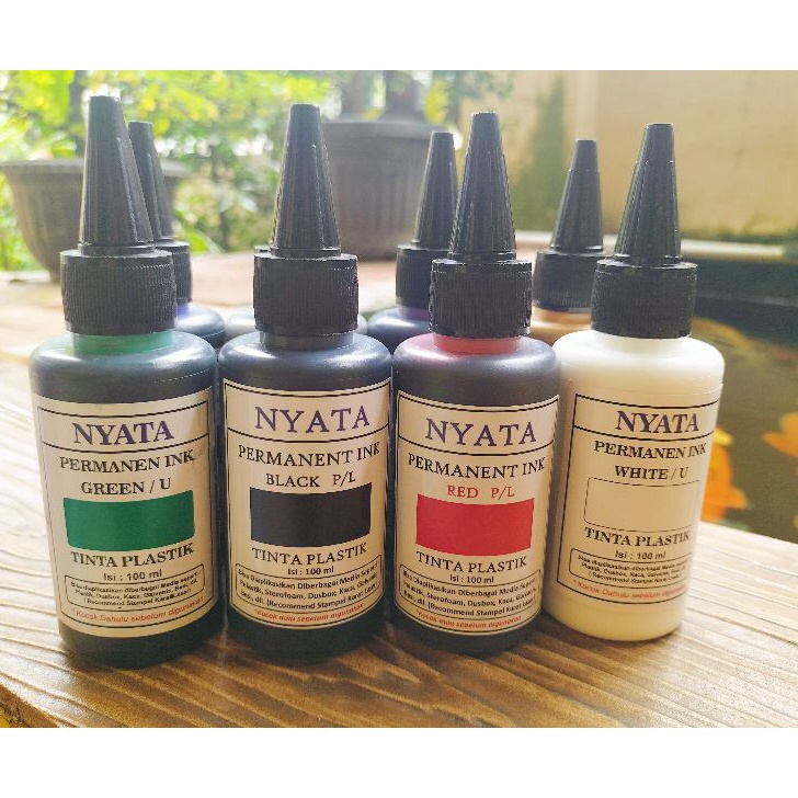 

NRHX6242 (D2289) TINTA SETEMPEL PAD/ MANUAL PERMANENT ,MEDIA PLASTIKC ,isi100ml, ready 9 varian warna