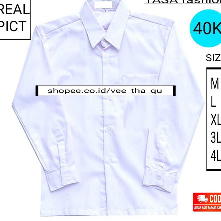 ZXDT4993  KEMEJA PUTIH/KEMEJA KERJA/KEMEJA HEM/HEM PRIA/HEM WANITA/BAJU KERJA/BAJU SERAGAM/HEM LENGA