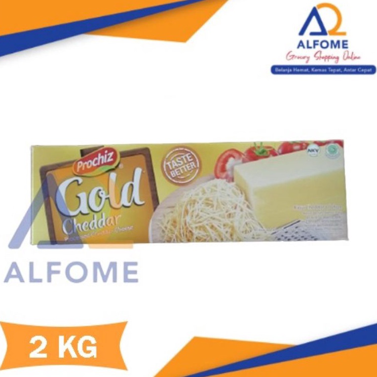 

NMRH0819 Keju Prochiz Gold Cheddar 2Kg Murah Meriah & Berkualitas !!!