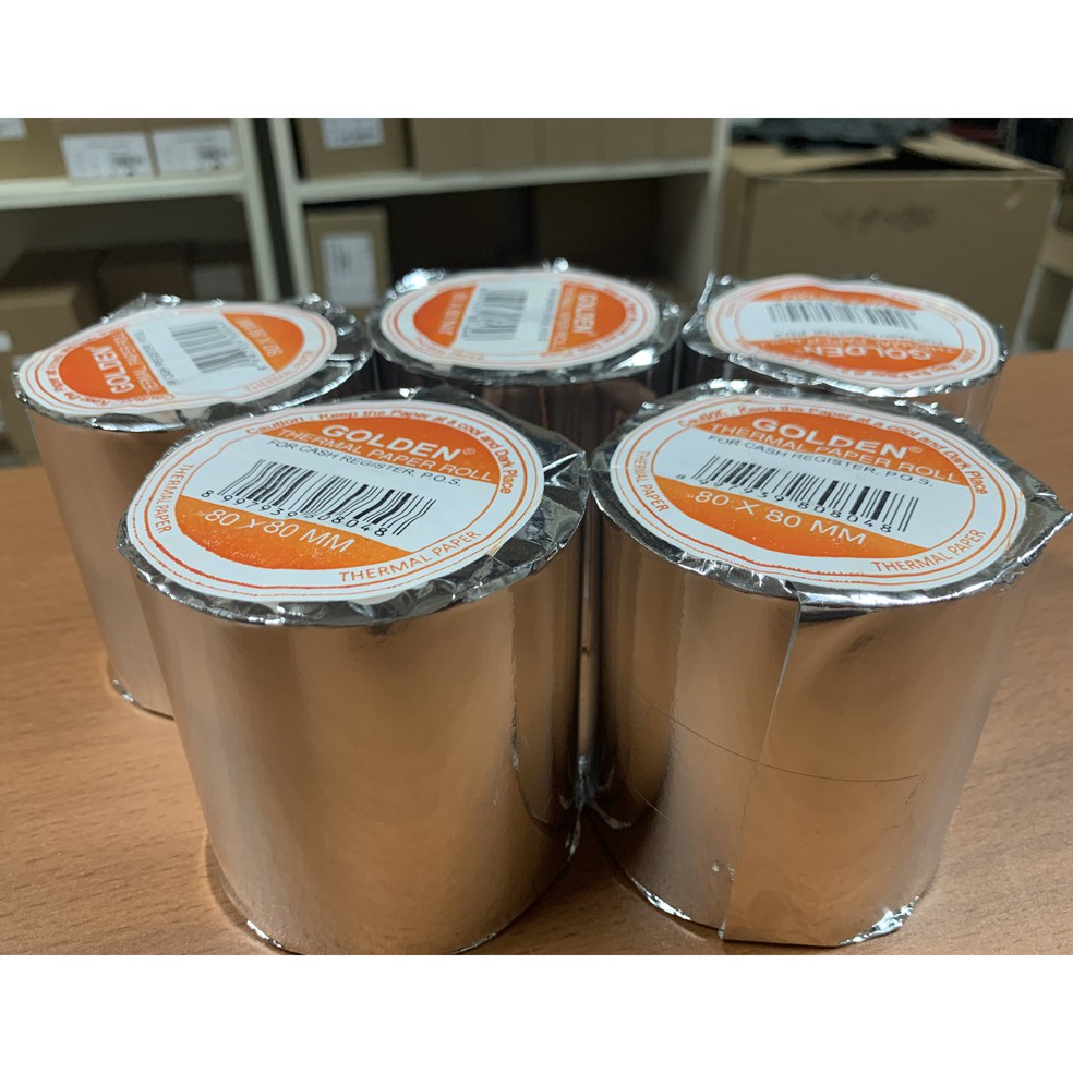 

LVJV5977 KERTAS THERMAL STRUK 80x80mm MERK GOLDEN - UNTUK EPSON TM T82 ATAU PRINTER 80MM MURAH