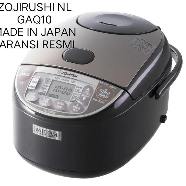 Rice Cooker Digital Zojirushi Nl Gaq10 Made In Japan Asli Zojirushi Donadelwyntaolshop