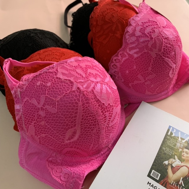 Bra 719/ Bh Brukat Busa Tebal/ Pushup Bra Kawat/ Bh Kawat Brukat/ Bh Busa Tebal Motif