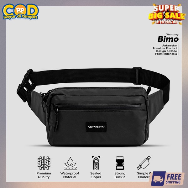 Tas Selempang Slempang Slepang Slimpang Bahu Pinggang Waistbag Waisbag Wesbek Crossbag Pria Remaja D