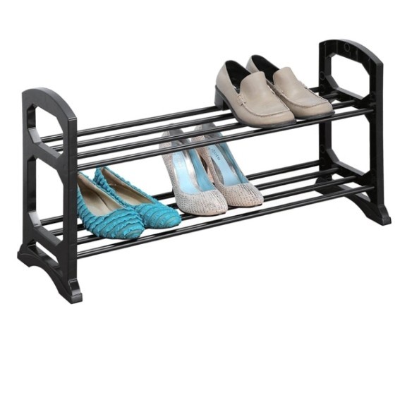 Rak Sepatu 2 Susun Kuat Dan Kokoh Besi