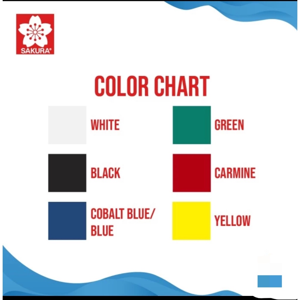 

Sakura Posters Colors Basic Set 15 Ml 6 Warna