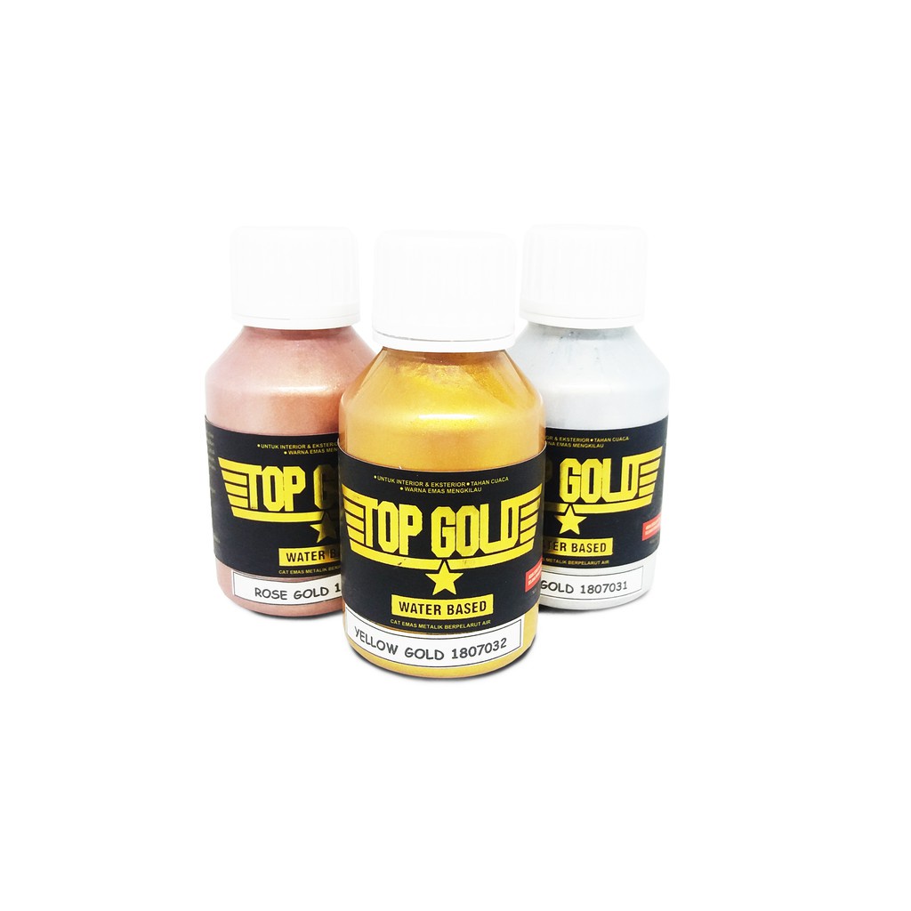

Top Gold Metallic Paint - Yellow Gold 120Ml