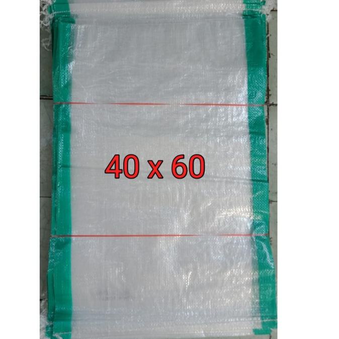 

Produk Unggulan] Karung beras 15 kg transparan isi 100 lb (READY HIJAU)