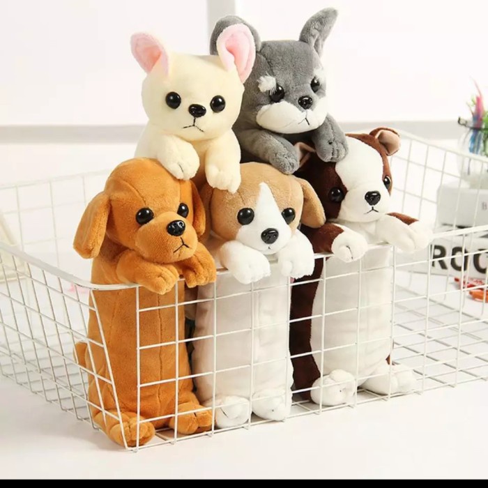 

Terlaris Pencil Case Cute Puppy Tempat Kotak Pensil Dog Stationary Boneka