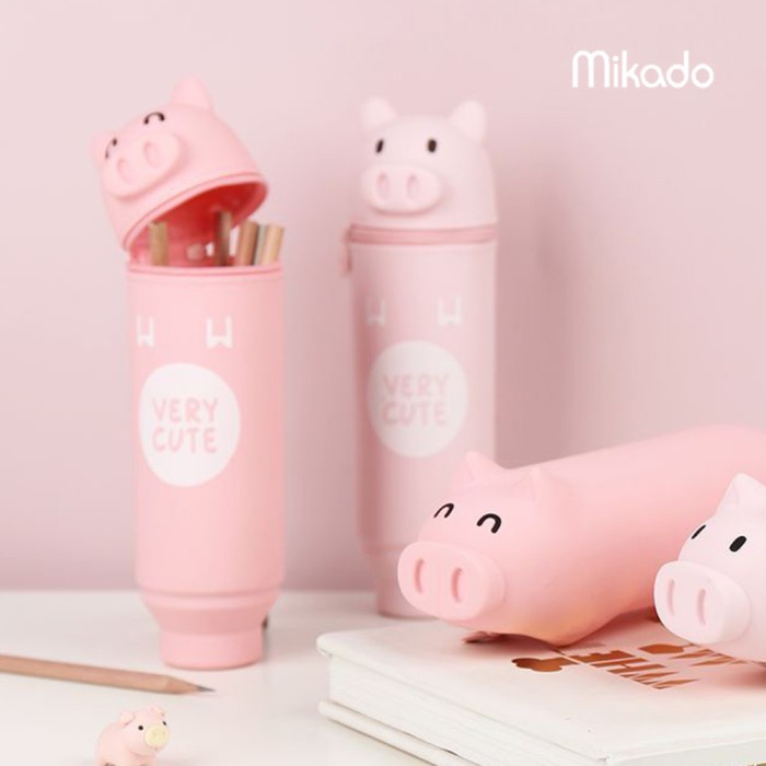 

LANGUO PENCIL CASE NAUGHTY PIG SILICONE / KOTAK PENSIL