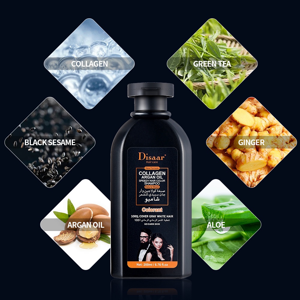 Sampo penghitam rambut uban Shampo penghitam rambut uban Semir rambut hitam penghitam rambut sampo