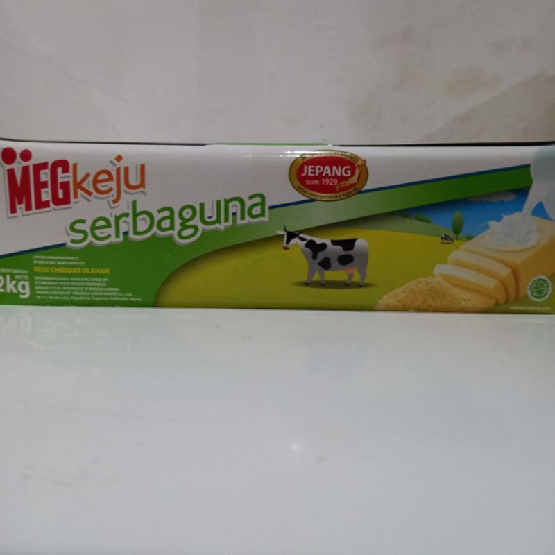 

500Gr Meg Keju Cheddar Serbaguna Hijau (Repa)/Cheese