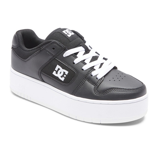 DC Shoes Women Manteca 4 Platform Shoes Black/White ADJS100156