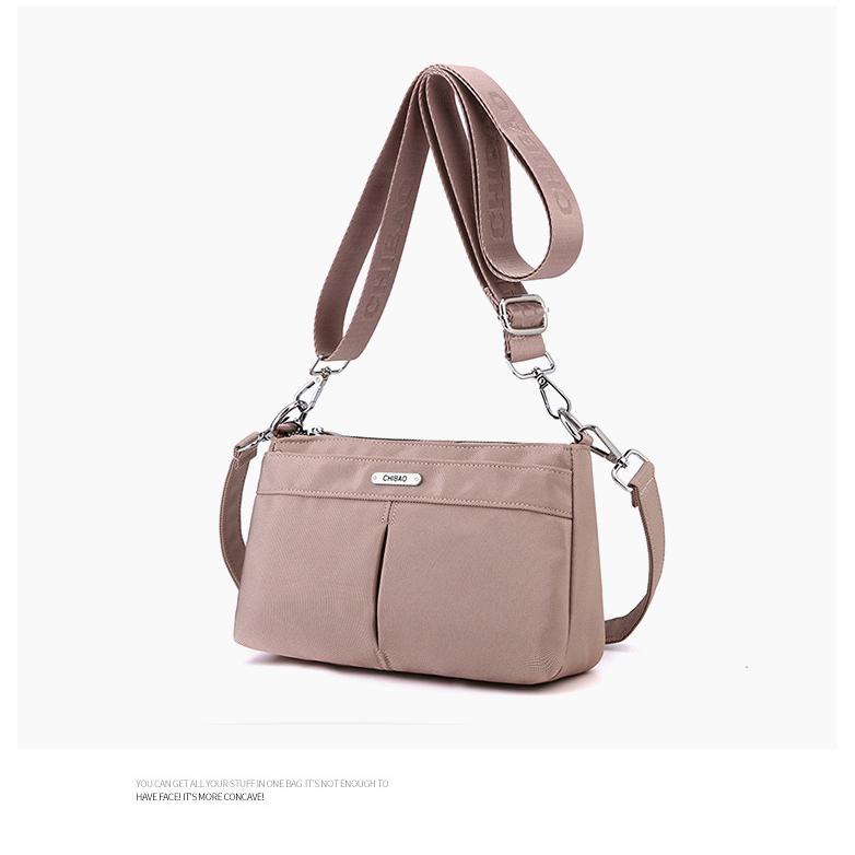 [ CRH ] TAS SELEMPANG WANITA IMPORT CHIBAO ORIGINAL KANVAS PINK CELONARA TA841P3 SLING BAG SHOULDER 
