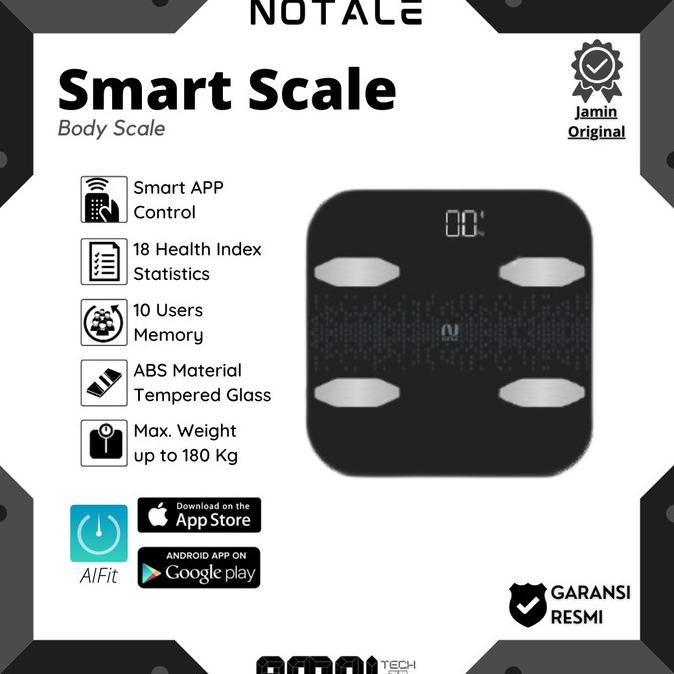 Notale Body Scale BMI Timbangan Badan Smart with APPS ALT Xiaomi