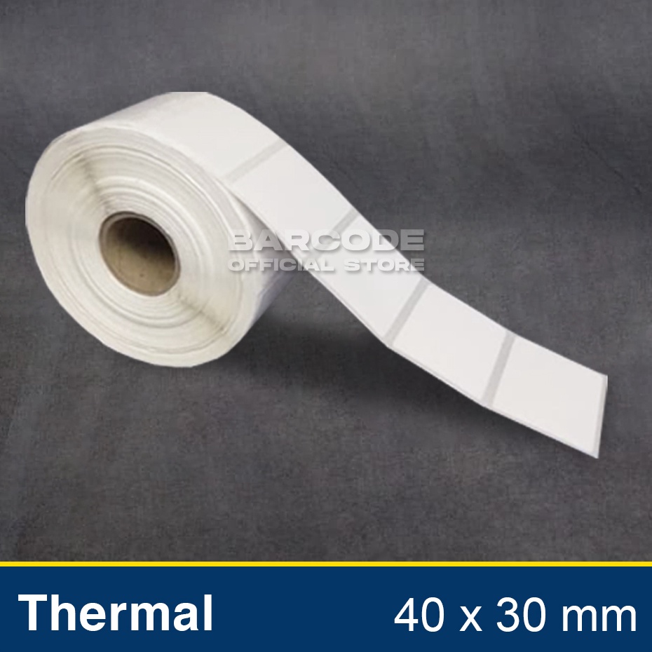 

More Info Here Label Thermal 40x30mm 40x30 mm 40 x 30 Kertas Sticker Receipt Printer Barcode 1 Line