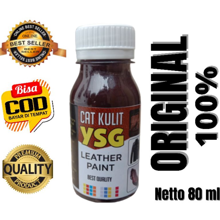 shwz -50 cat tas kulit warna coklat tua 80 ml,cat jaket kulit,cat tas kulit,cat jok mobil kulit,DLL 