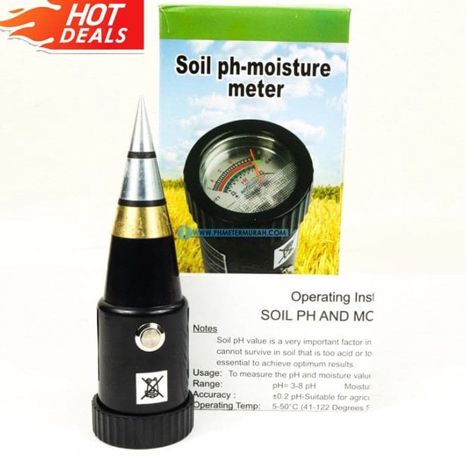 [Star] BERGARANSI Soil pH Moisture Meter VT-05 VT05 VT 05 pH tanah Peluru Pendek KS05 ks 05