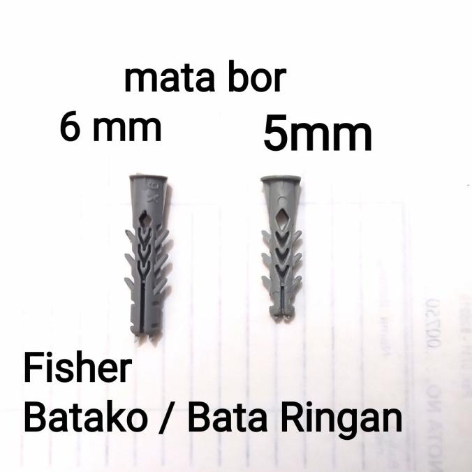 ((((()paling dicari] Fisher + Sekrup dinding batako / bata ringan 10 pcs