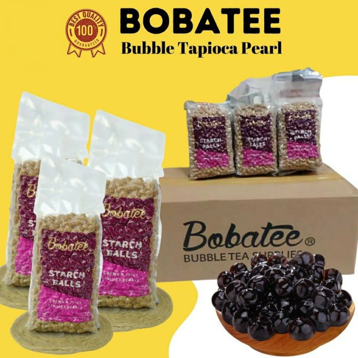 

Terlaris Bobatee Tapioka Pearl Boba Bobba Toping Bubble 1Crt