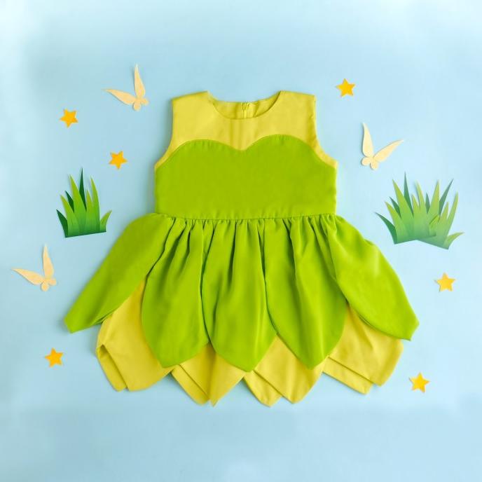 TINKERBELL DRESS / DISNEY PRINCESS DRESS / KOSTUM PRINCESS ANAK