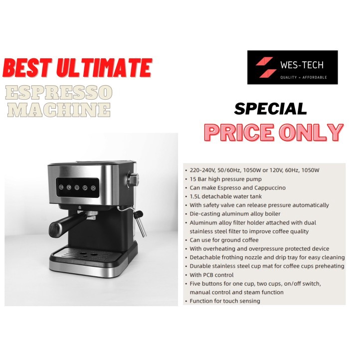 Mesin Kopi Espresso Otomatis / Espresso Machine WESTECH 3000 Series