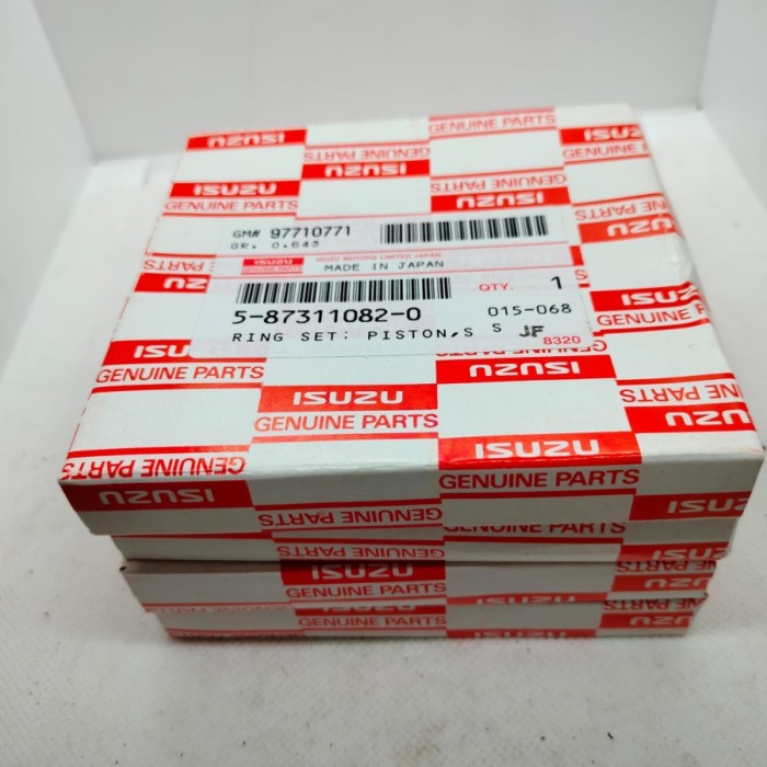 SPARE PART RING SET PISTON RING SEHER ISUZU PANTHER 2.5 ORIGINAL JPN