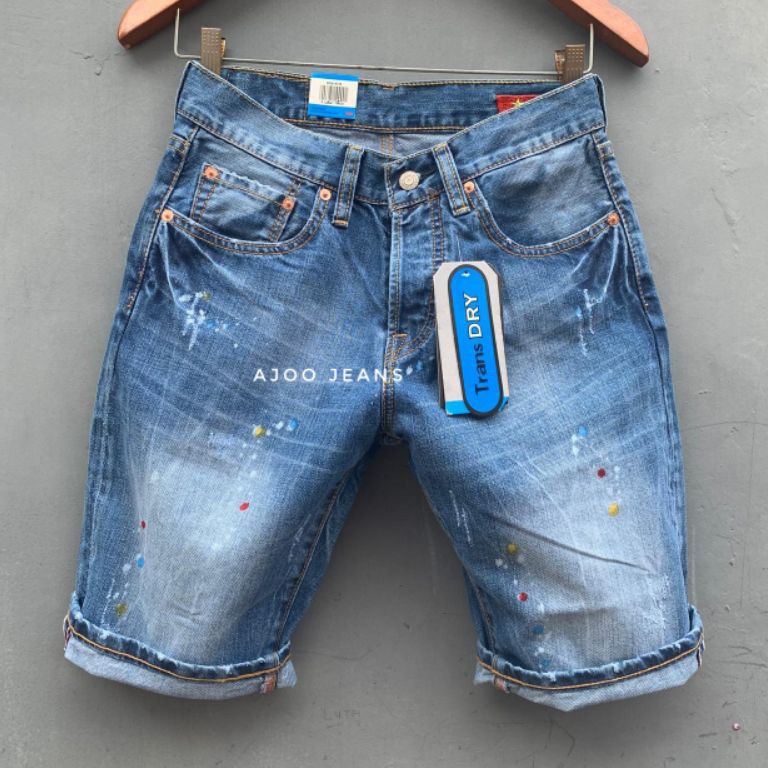 Chekout.. Celana Pendek Import Pria 501 Bercak Fashion Made In Vietnam 🇻🇳 Terbaru Dan Terlaris