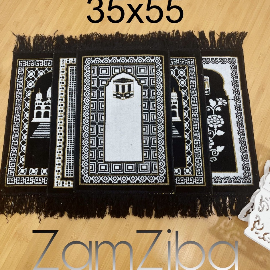 Promo Sajadah Kecil sajadah muka Khusus Hitam Ukuran 35x55 cm