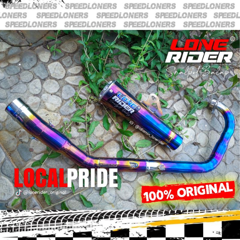 Knalpot Lone Rider SATRIA FU - LONE RIDER ORIGINAL - HE Ngaceng Bluemoon ft. Cimut - Minicone SATRIA