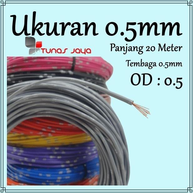 #@#@#@#@] KABEL ROLL BODY / KABEL BINTIK JEPANG 0.5 MM STANDAR ASTRA PER METER