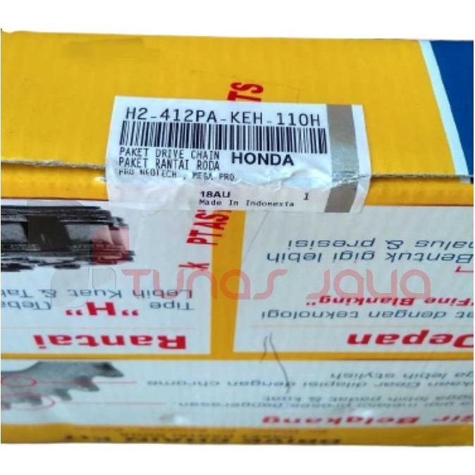 /////] Gear Set H2-412PA-KEH-110H Aspira Ori Paket Rantai Gir GL Pro Neotech