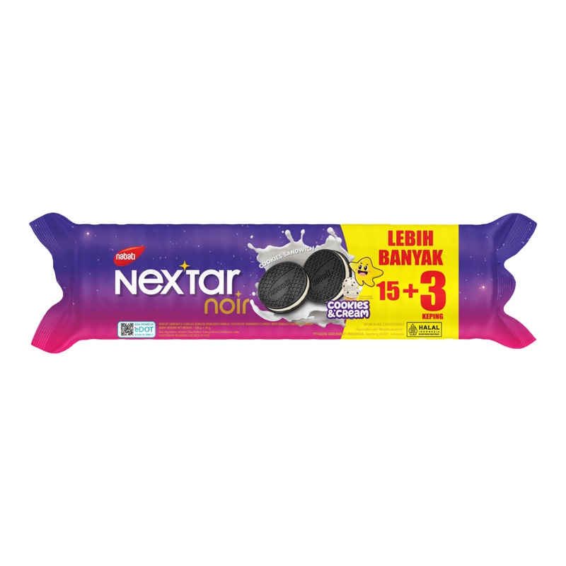 

Nextar Noir Biskuit Cookies Cream 144 g