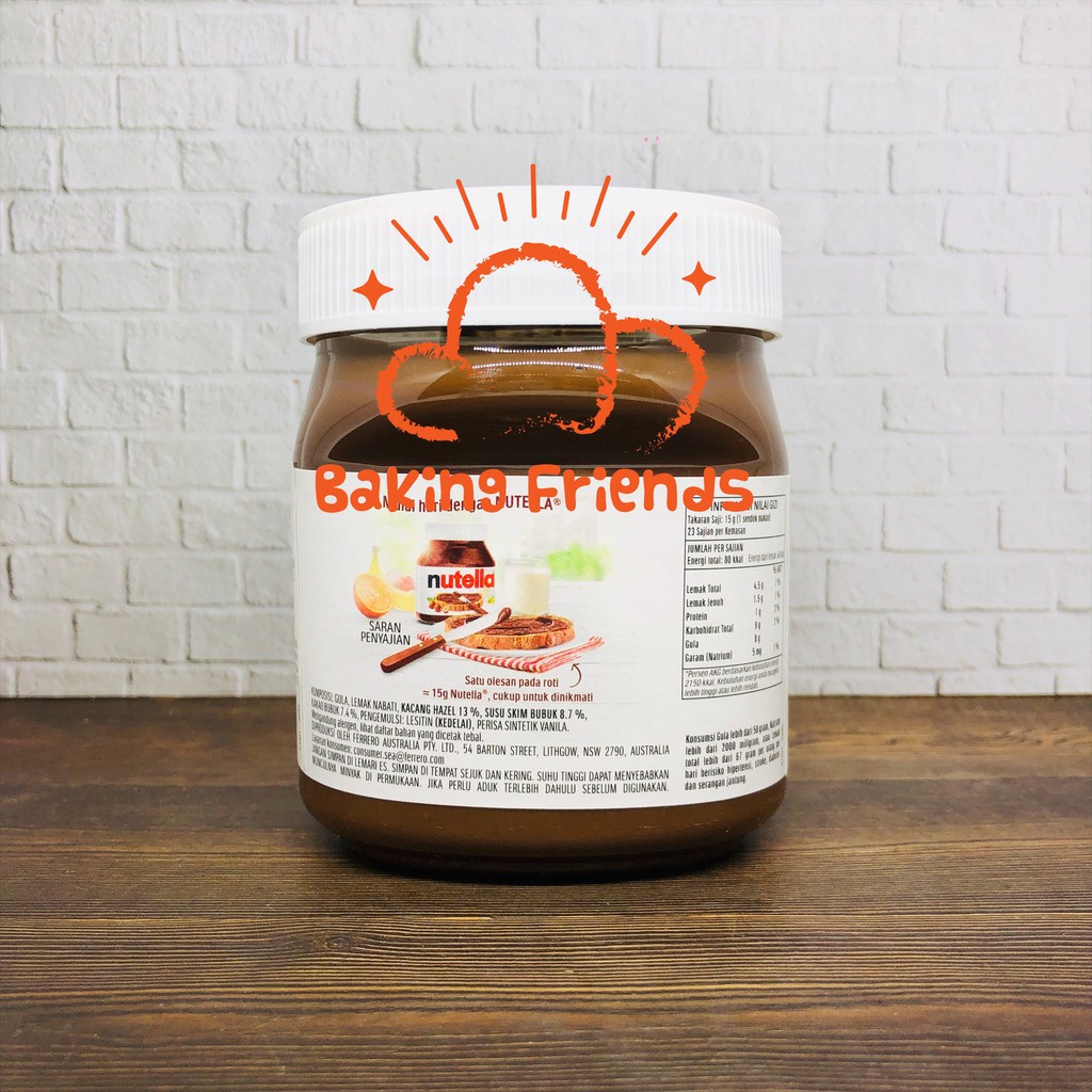 

Nutella Hazelnut Chocolate Spread 350Gr/Selai Coklat Nutela/Cokelat Hazel