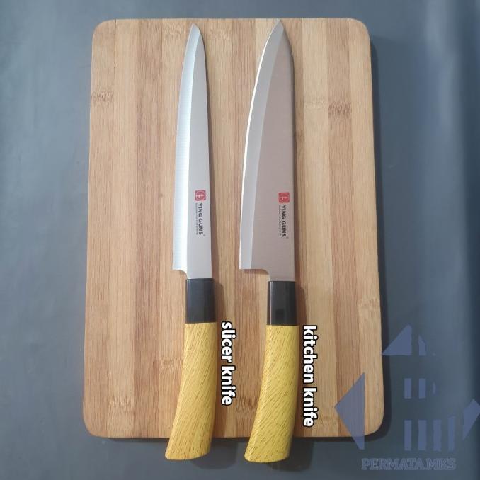;&;&;&;&] Pisau Dapur Slicer 8" Kitchen Knife Slicer Ying Guns