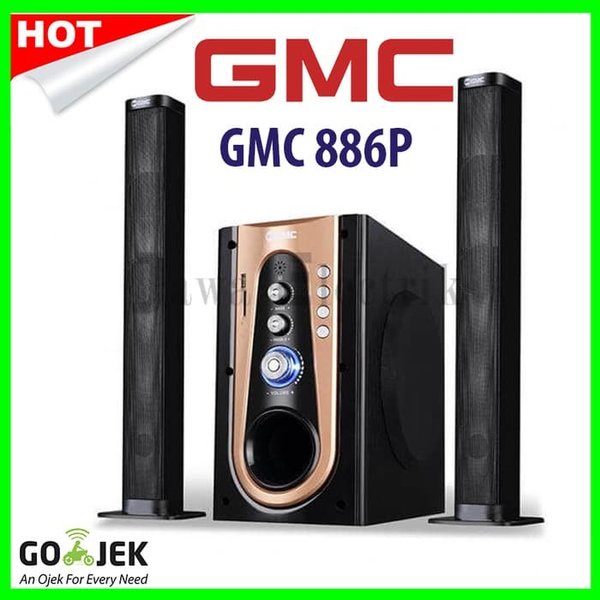 GMC-886P Multimedia Speaker Bluetooth 2.1 Extra Boost