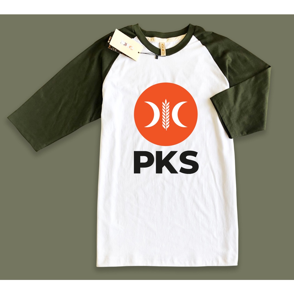 Kaos Raglan Partai Keadilan Sejahtera PKS