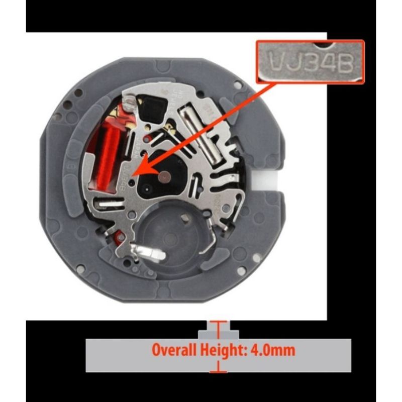 mesin jam tangan seiko vj34
