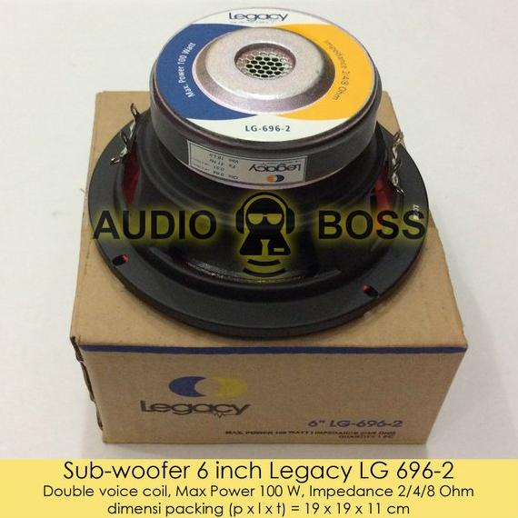 Speaker Subwoofer 6 inch Legacy LG 696-2 - Legacy 6 inch LG 696-2