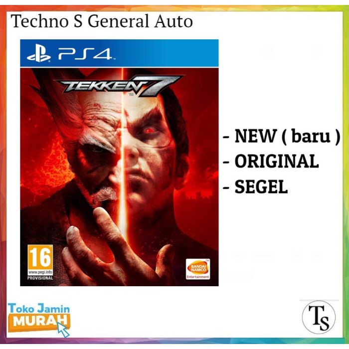 Kaset Ps4 Tekken 7 Original - Bd Ps 4 Tekken 7 New