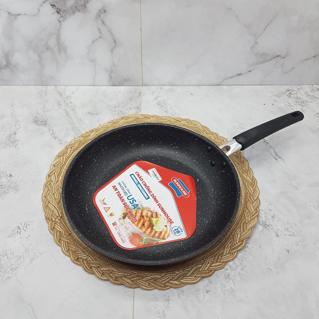 wajan marble / Fry pan SHG1128BA sunhouse
