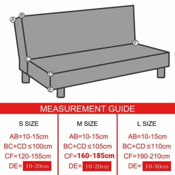 Promo|New|Terbaru Cover Sofa Bed Polos Sarung Kursi Sofa Bahan Kain Tokomellyana