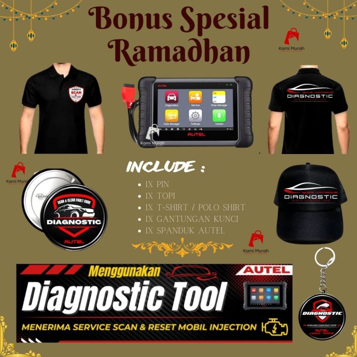 Scanner Mobil Scan Tool diagnostik Universal AUTEL MaxiCheck MX808