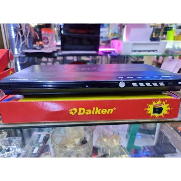 GARANSI DVD PLAYER DAIKEN DVD VCD MP3 MP4 KARAOEKE KEY CONTROL DAN BODY BESI